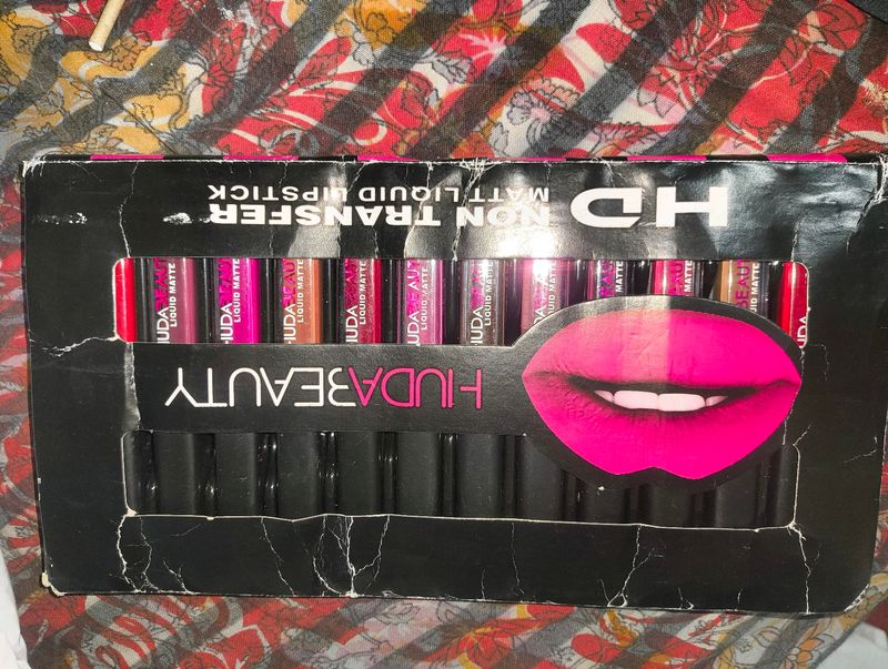 Matte Liquid Lipstick Pack Of 12 Pieces