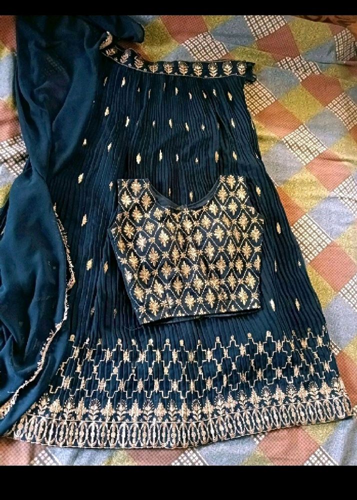 Blue Lehenga Choli