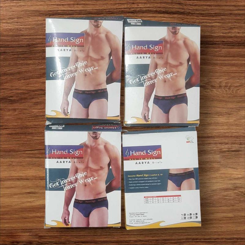 Set Of 4 Gents Cotton Briefs(80cm)