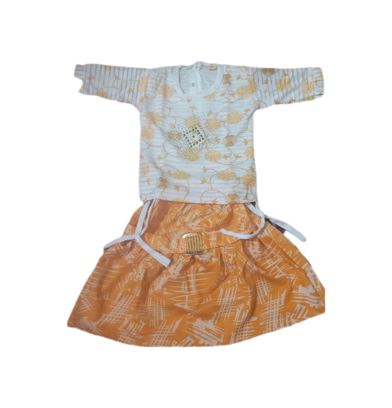 Girls Top And Skirt  Set