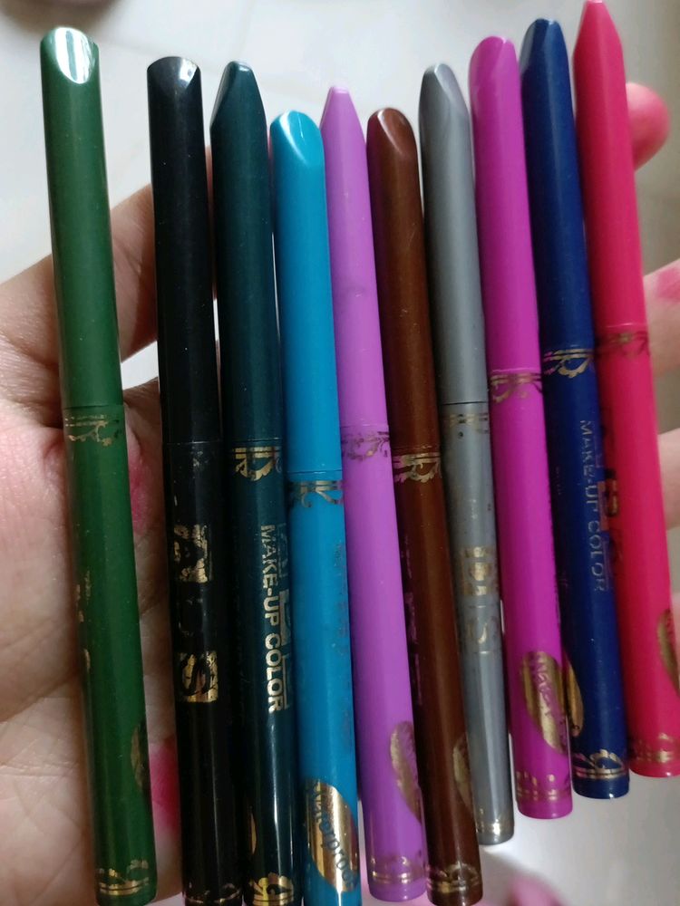 Colourful Lip And Eyeliners