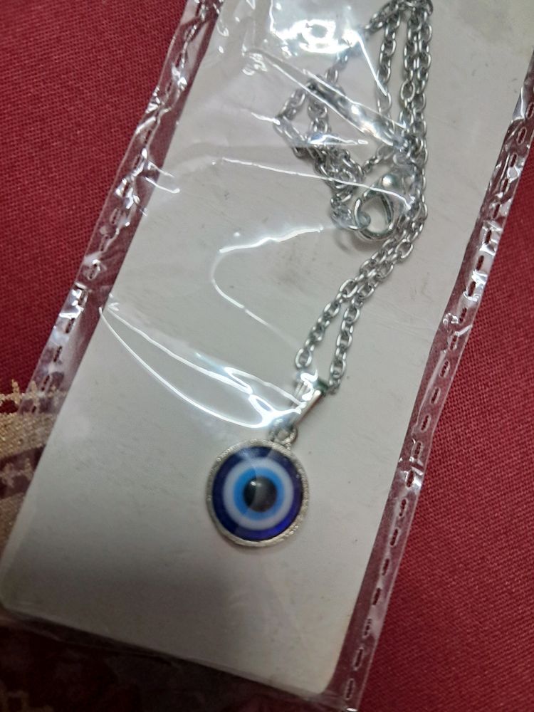 Brand New Stainless Steel Evil Eye Chain