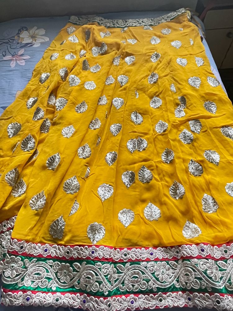 Yellow Coloured Lehenga With Dupatta