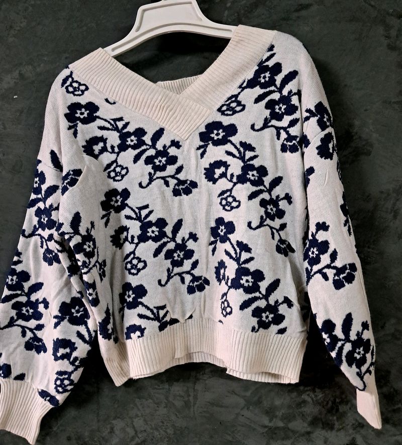 Embroidered Korean Wear Sweater