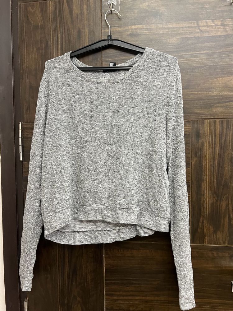 Grey Forever 21 Top