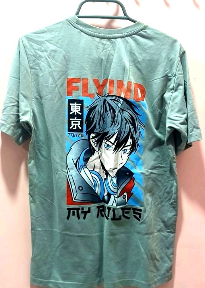 Flying Over Size T Shirt