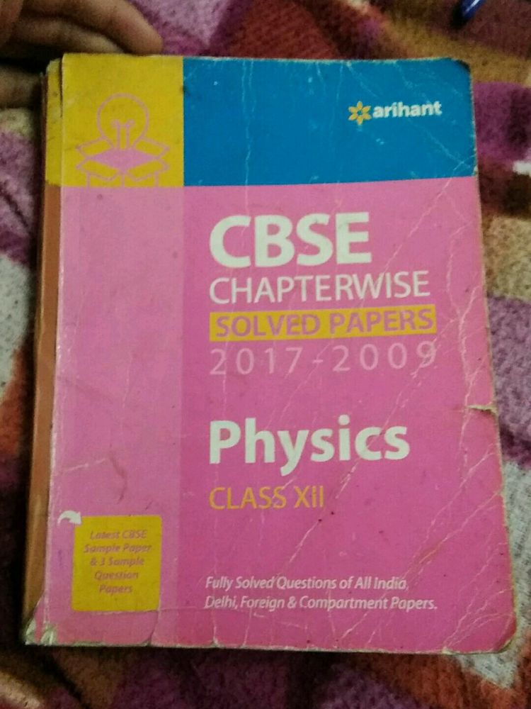 Cbse Class 12 Physics 10 Year Chapterwise Book