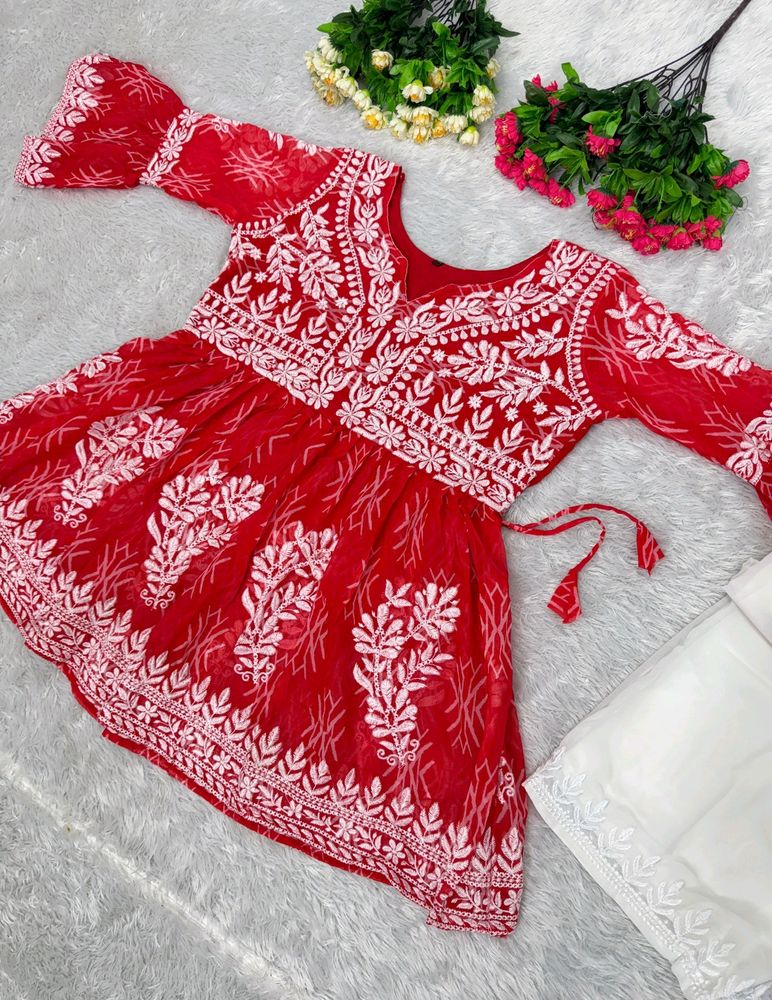 Summer Type Kurti Plazo Set