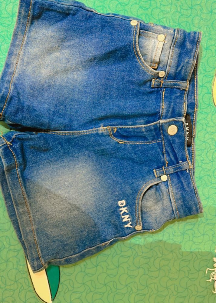 DKNY Denim Shorts Girls Kids