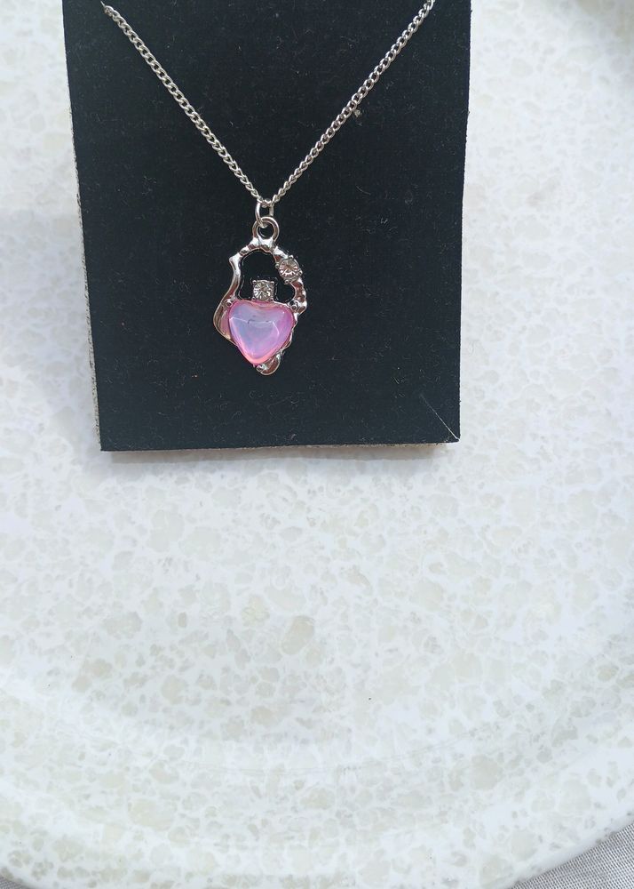 Aesthetic Heart Necklace 🌷