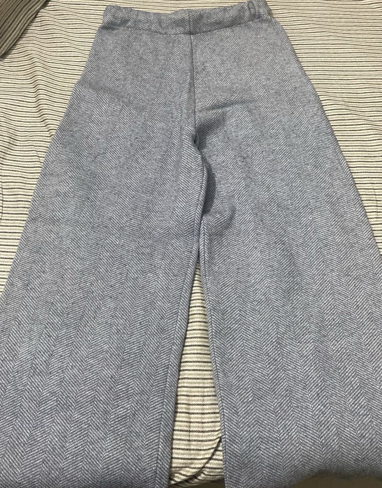 Grey Woolen Trouser