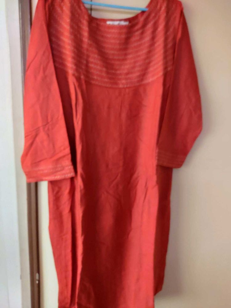 Fabindia Viscous Silk Ladies kurta