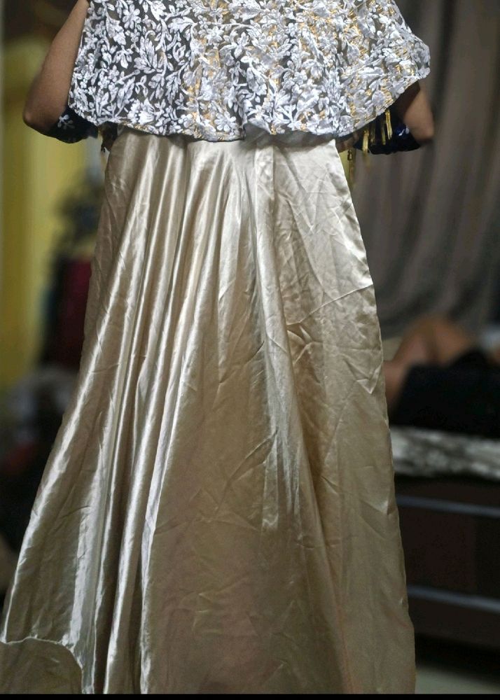 Silk Golden Gown