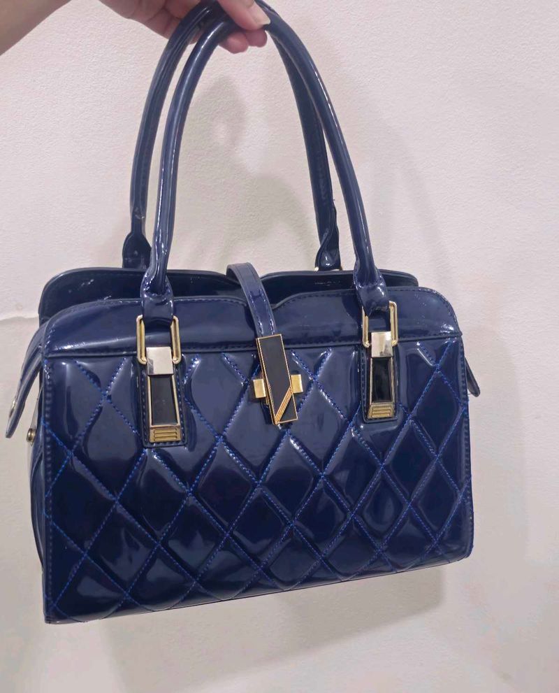 NAVY BLUE HANDBAG 👜