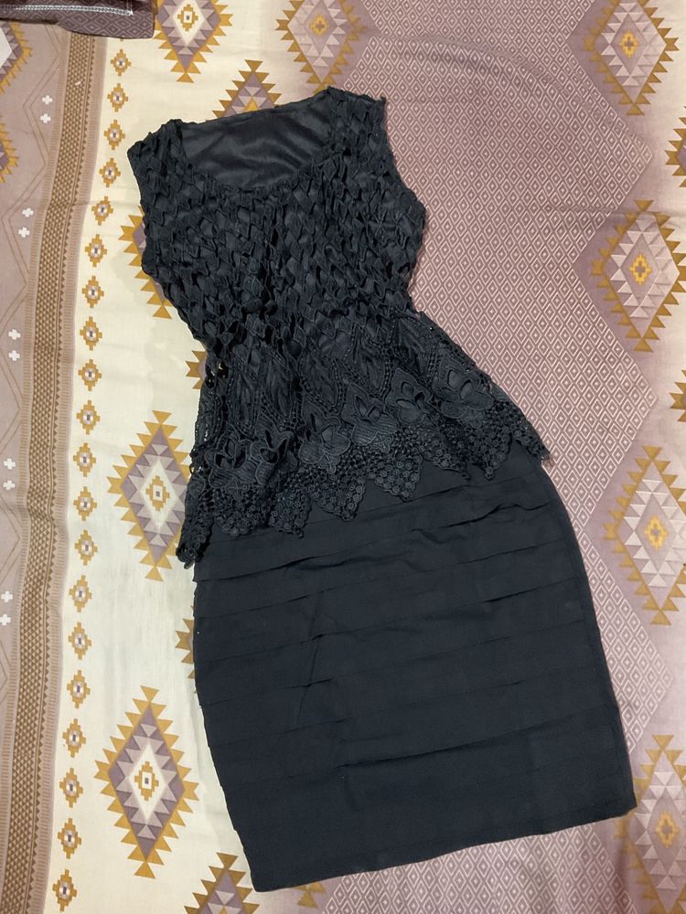 Designer Black Work And Party Dress