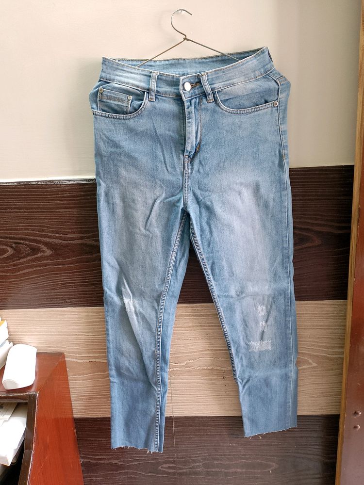 Blue Slim Fit Denim.