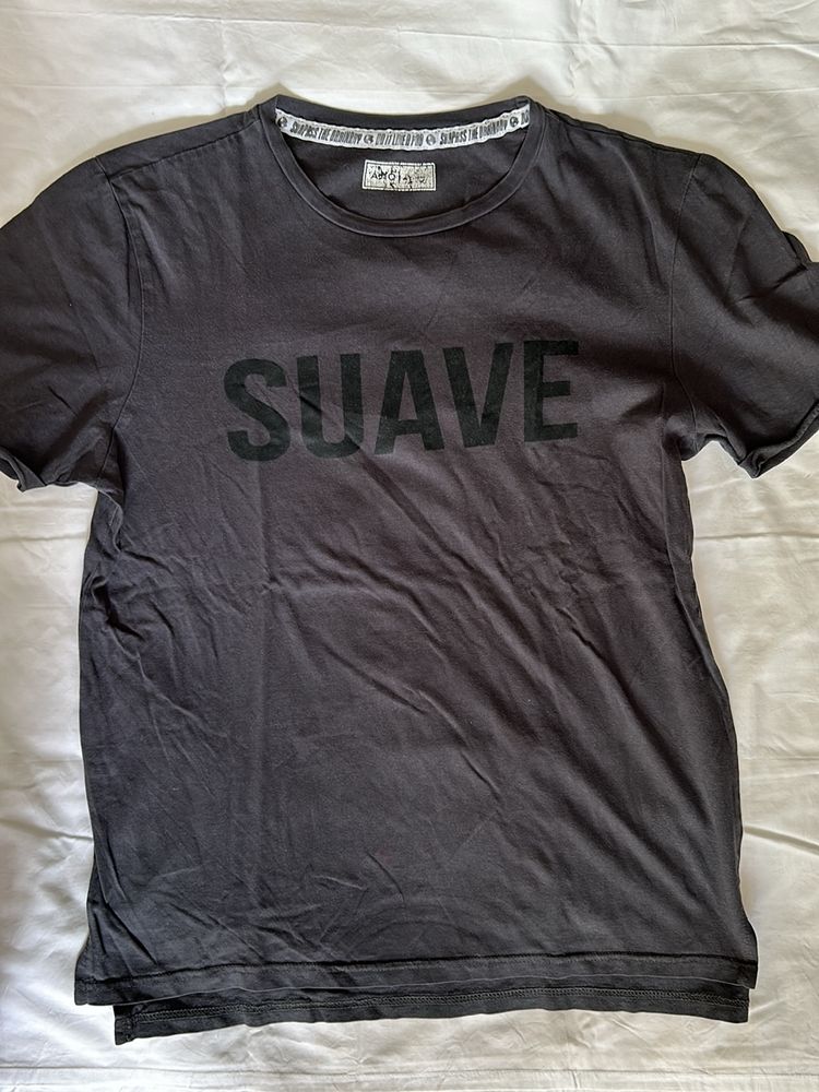 Boys Half Sleeves Grey T Shirt Small