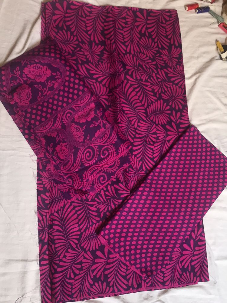 UNSTICHED KURTA+PAJAMA+DUPATTA MATERIAL