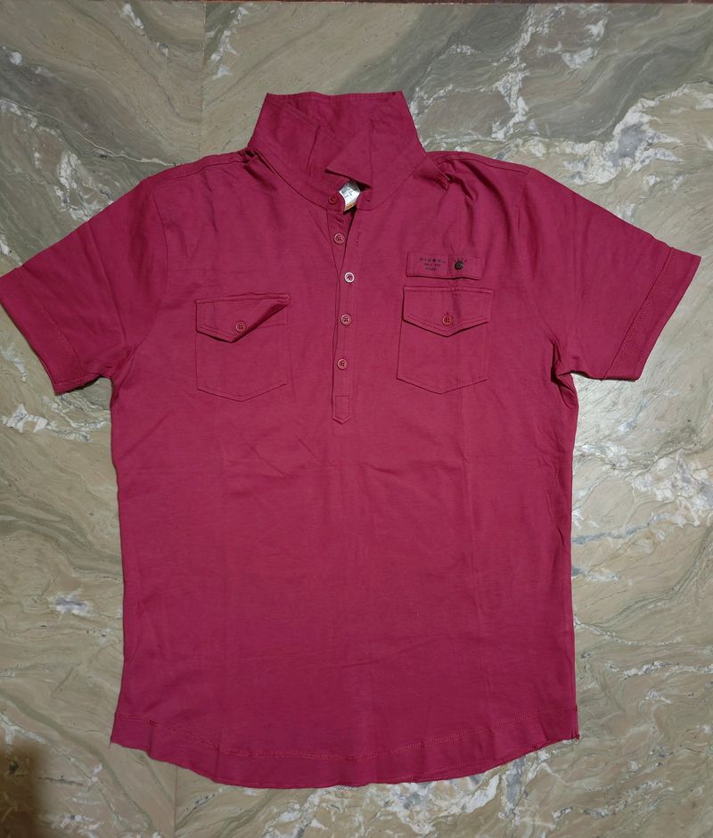 New Diesel Men's Polo tshirt with Two Chest Pocket