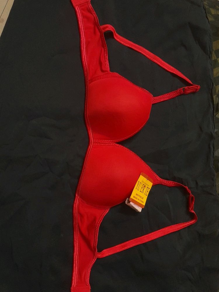 New Red Bra With Tag