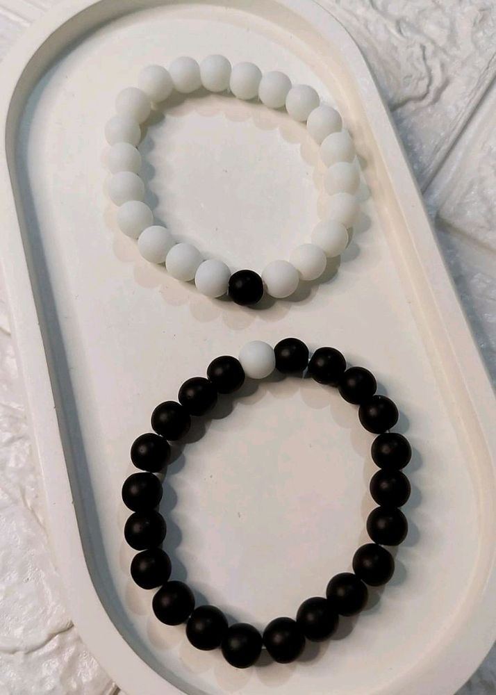 Black And White Bracelets