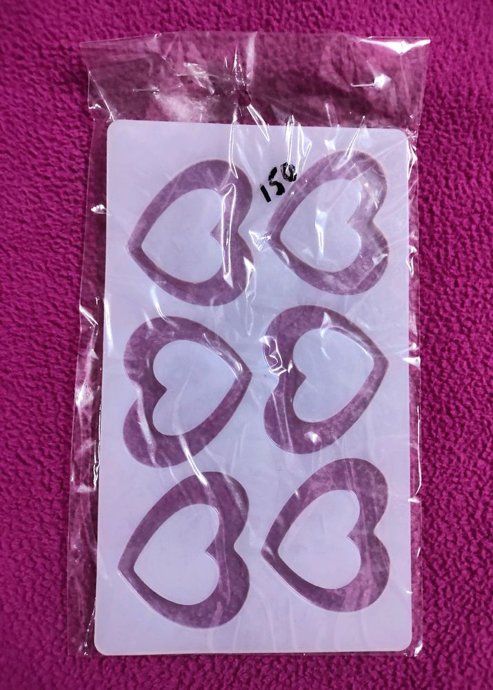 6in1 Heart Shaped Garnishing Mould