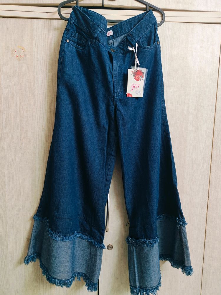 Blue Flared Jeans New With Tag (30)