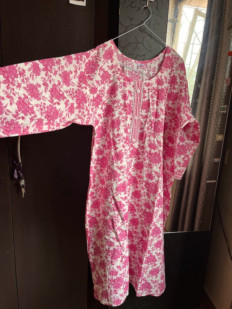 Pink Kurta Set