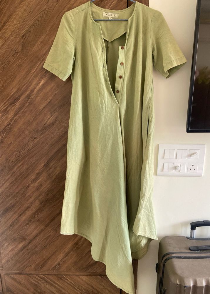 Sage Green Flary Jumpsuit