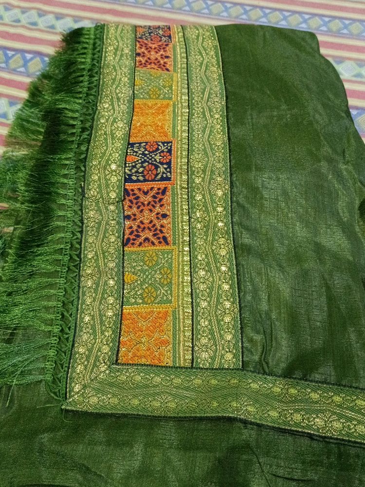 Silk Saree With Border