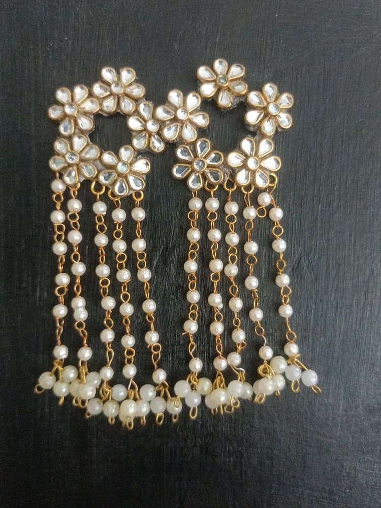 Handmade Kundan Earrings