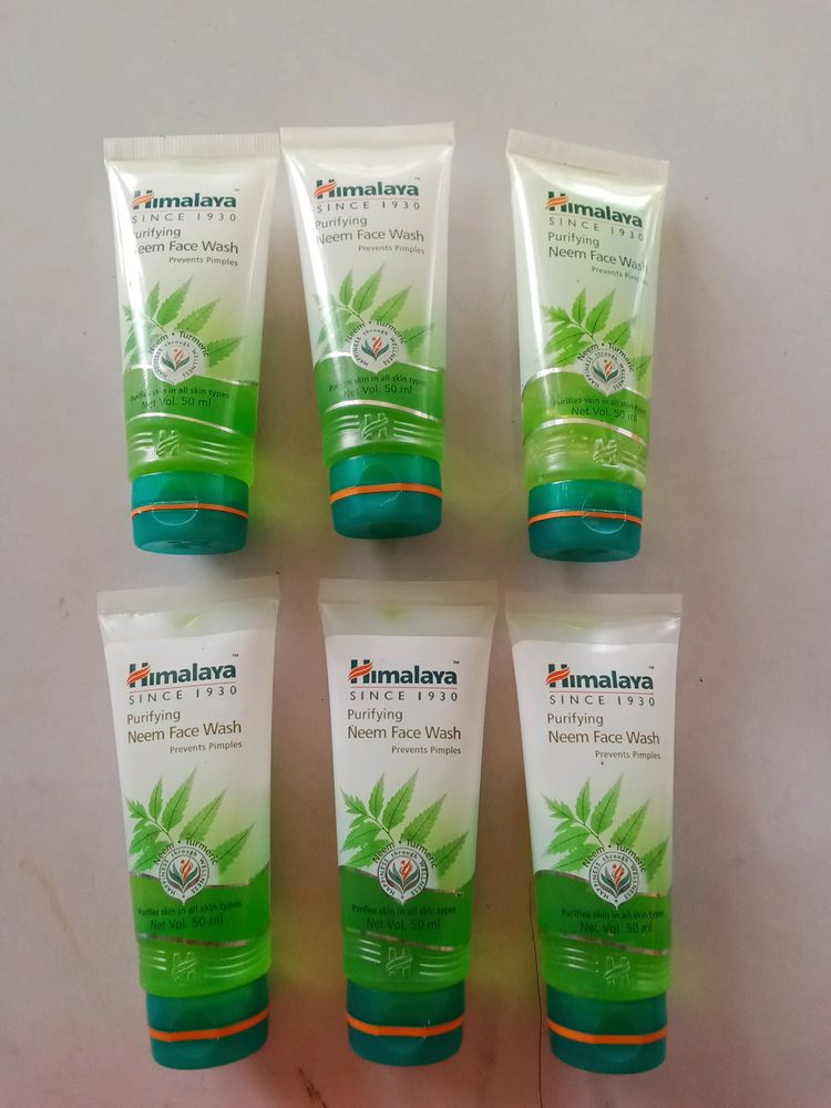 Himalaya Face Wash Combo 6 Pcs