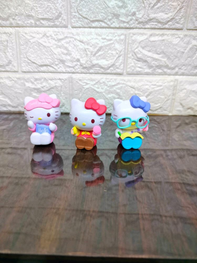 Combo Mini Hello Kitty Figure 6 Pcs