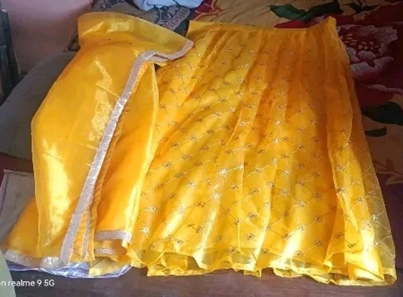 Yellow Lenhga Choli