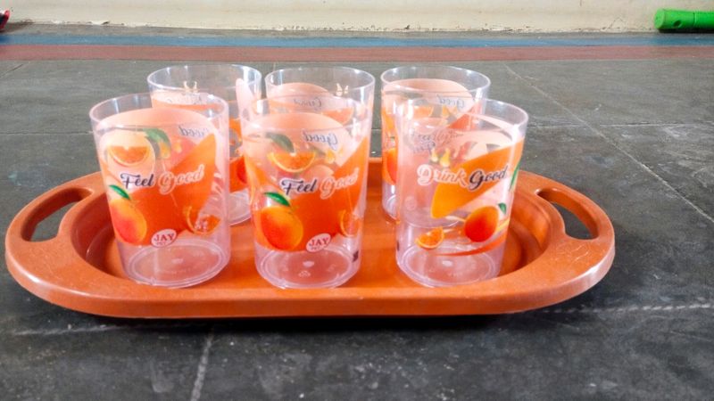 6 Pic Glass Set