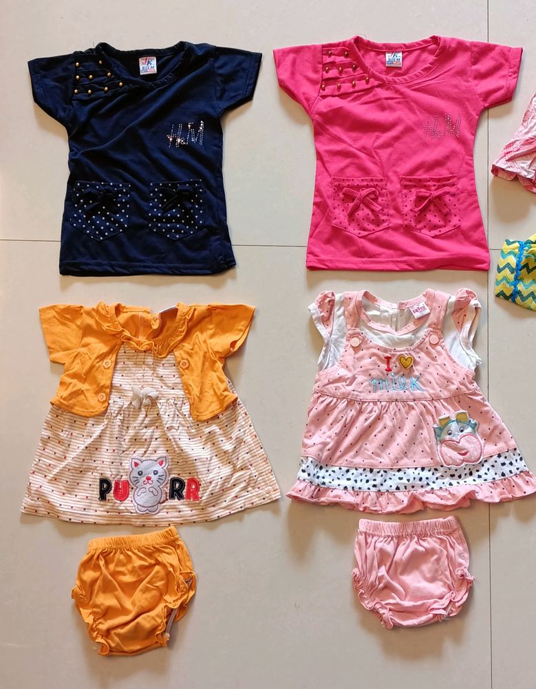 Combo of 4 Pc girls clothing.