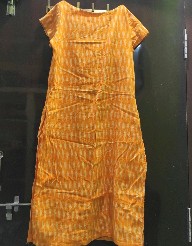 Ikkat Cotton Kurta