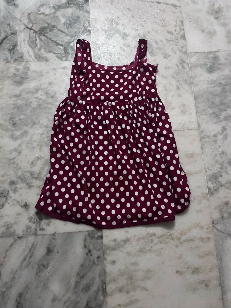 Polka Dot Short Frock