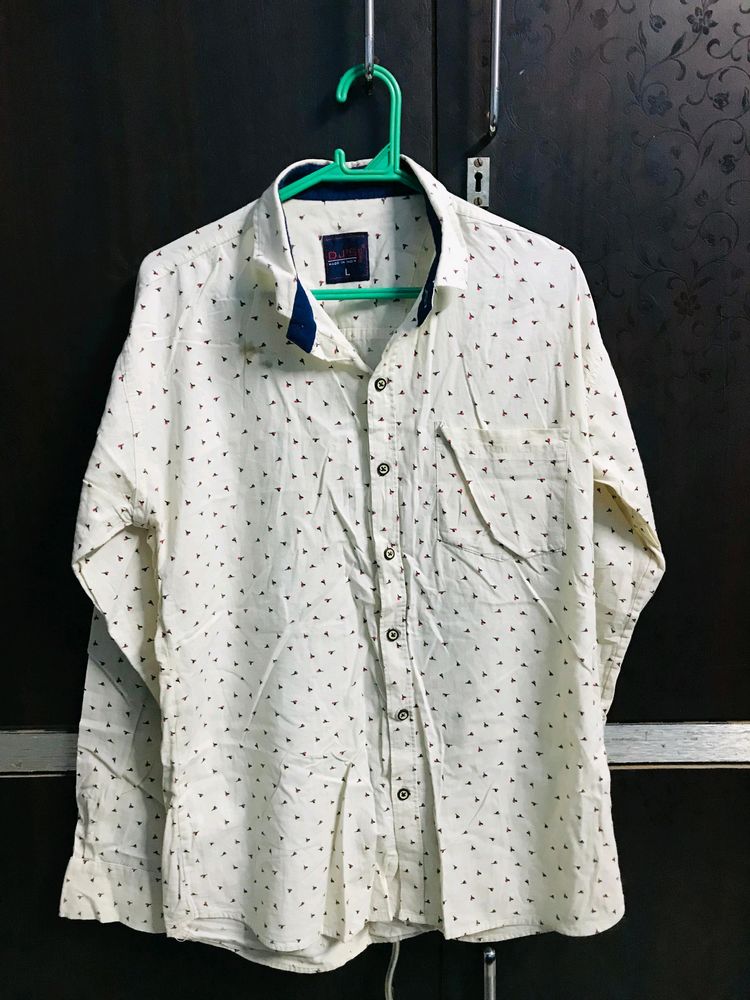 Printed Creame shirt