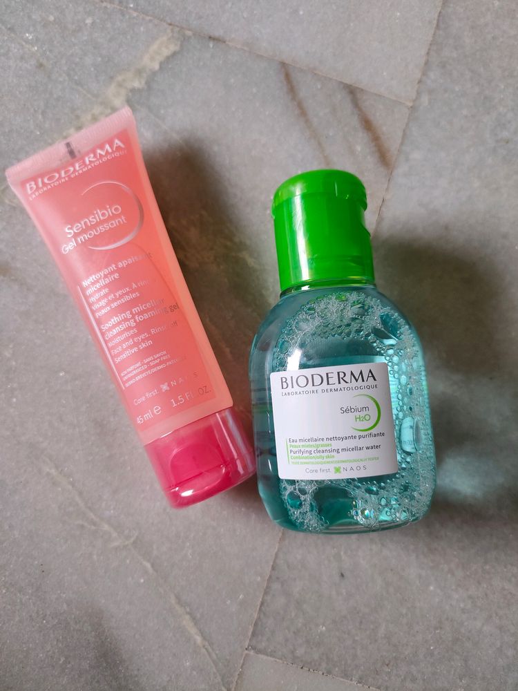 SEALED! Bioderma Makeup Remover And Cleanser