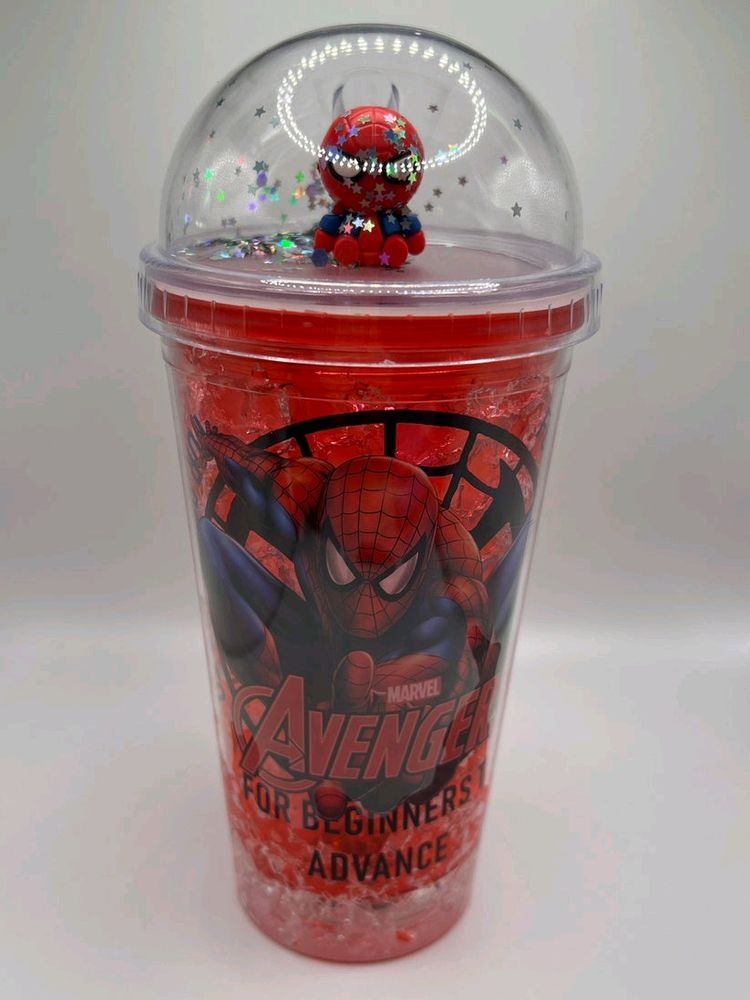 Spiderman Lightup Cup/Frost Mug / Cold Glass