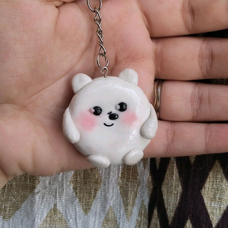 Cute Handmade We Bare Bears Keychains✨️🐻‍❄🐻🐼❤️