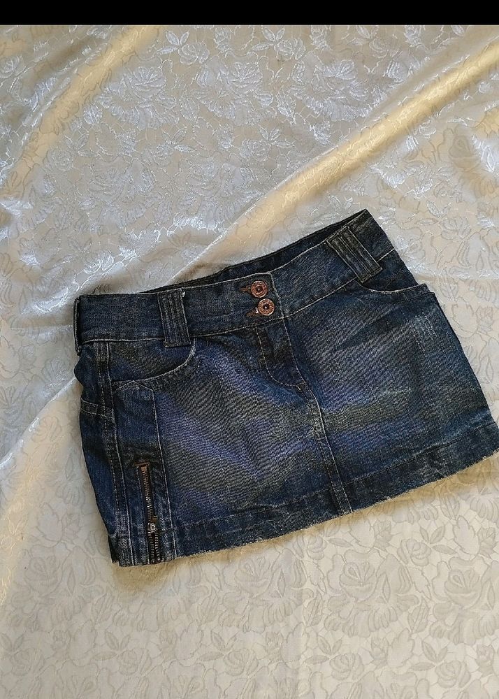 y2k denim skirt