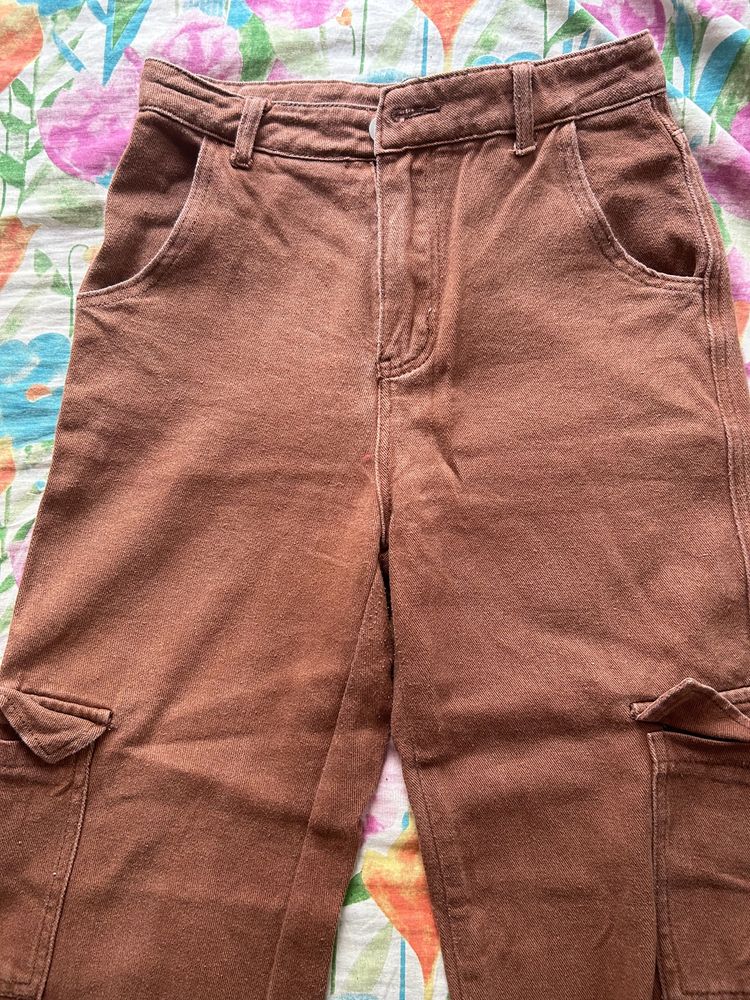 Brown Straight Leg Urbanic Pants