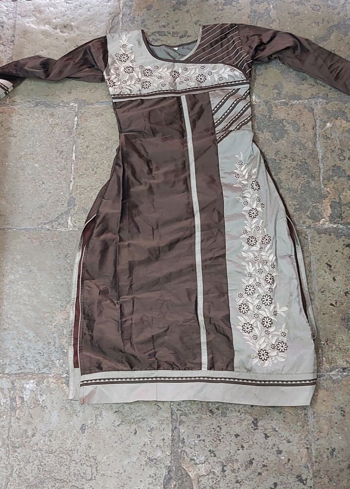 Coffee Ethnic Kurti