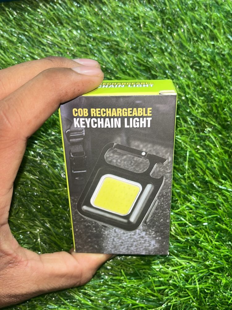 Cob Rechargeable Keychain Light