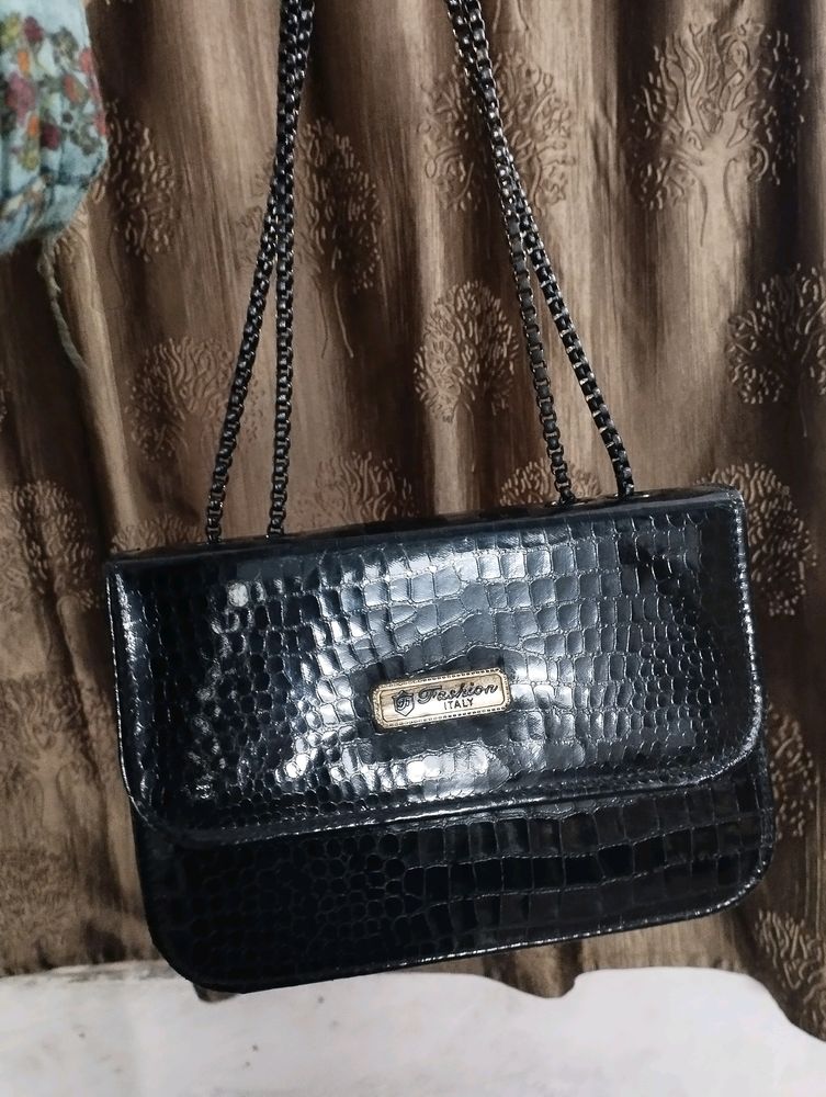 Black leather Bag