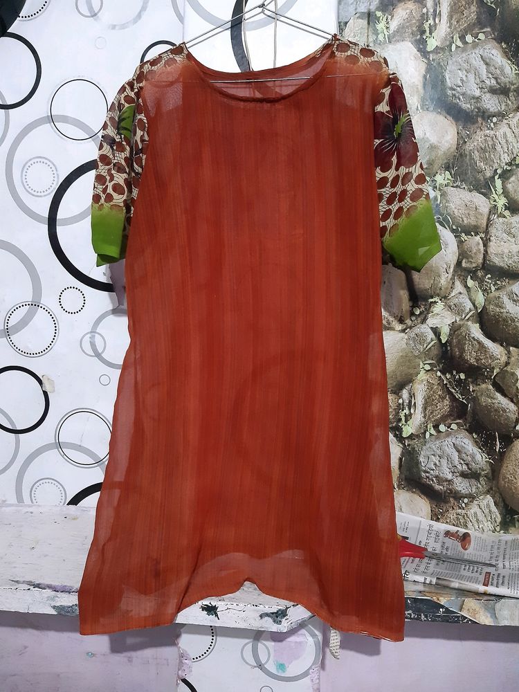 Handmade New Transprint Kurti