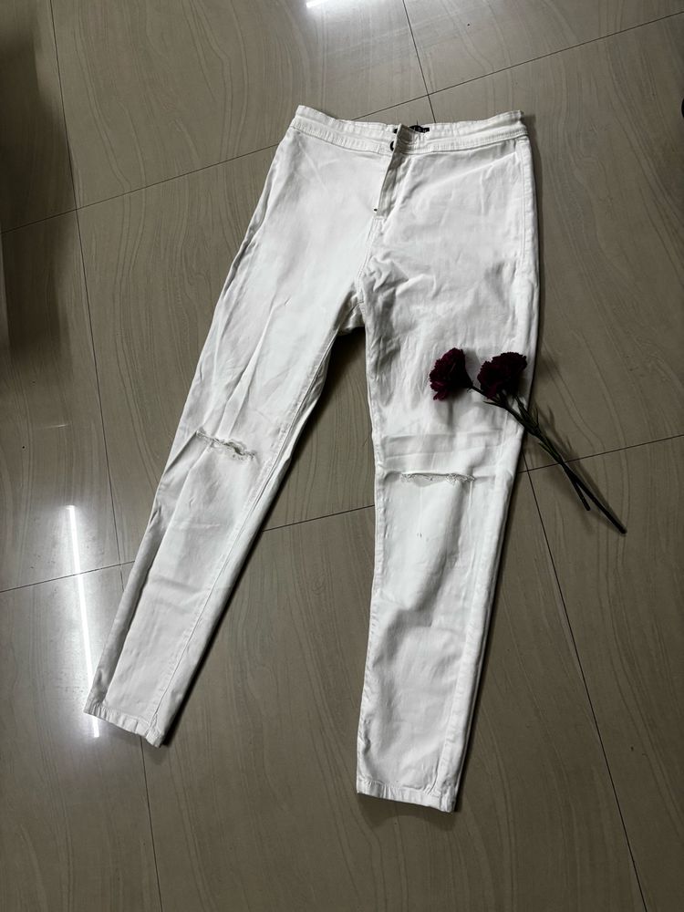 White Denim Jeans