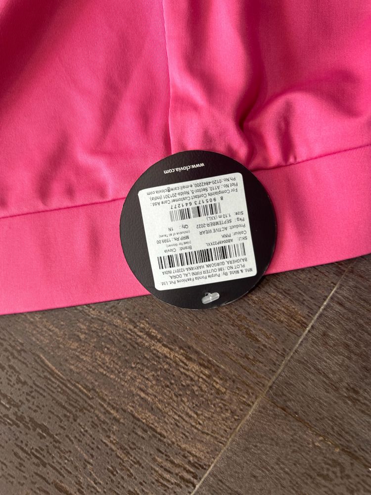 Pink Clovia Active Wear Yoga Pant